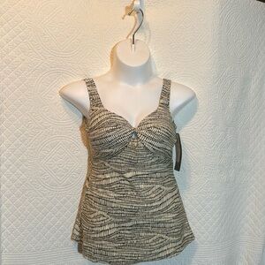 NEW SLIMMING Swimsuit. Shore Shapes brand. NWT.Size10.Stretch, Very flattering!